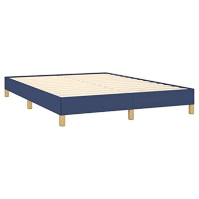 Bedframe stof blauw 140x190 cm Bedframe stof blauw 140x190 cm