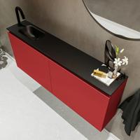 MONDIAZ TURE 120cm toiletmeubel fire. EDEN wastafel urban links 1 kraangat - thumbnail