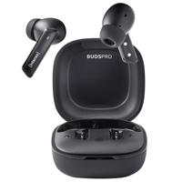 Intenso Buds Pro TWS True Wireless koptelefoon T510HAE met hybride ANC, ENC, Bluetooth en tot 35 uur muziekweergave, zwart - thumbnail