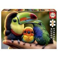 Puzzel Educa Vogels 200 Onderdelen - thumbnail