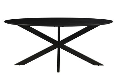 Oslo Oval Black 160 cm-12816