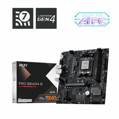 Moederbord AMD MSI PRO B840M-B Moederbord AMD MSI PRO B840M-B