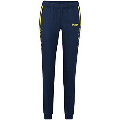 JAKO 6589D Vrijetijdsbroek Allround Dames - Marine/Fluogeel - 36