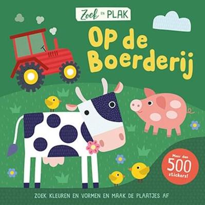 Lantaarn Publishers Zoek en plak - op de boerderij stickerboek
