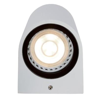 Lucide ZARO - Wandspot / Wandlamp Binnen/Buiten - 2xGU10 - IP65 - Wit
