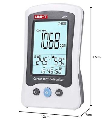 Uni-T A37 Kooldioxidemeter Met temperatuurmeting