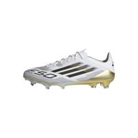 adidas F50 Elite Gras Voetbalschoenen (FG) Wit Zwart Goud - thumbnail