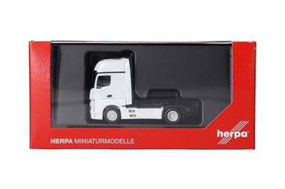 Herpa 317948 H0 Vrachtwagen Mercedes Benz Actros L Gigaspace Solotrekmachine 2-assige, wit Herpa 317948 H0 Vrachtwagen Mercedes Benz Actros L Gigaspace Solotrekmachine 2-assige, wit