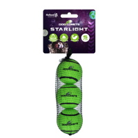 Dog comets Starlight Tennisbal S Groen 3st - thumbnail