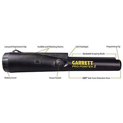 Garrett Pro Pointer II Handscanner Akoestisch, Vibratie 1166050