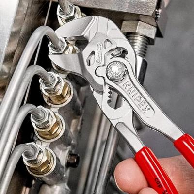 Knipex Mini-Sleuteltang | 125 mm Lengte | Tang en Schroefsleutel in Eén | Kunststof Bekleed - 86 03 125 SB Knipex Mini-Sleuteltang | 125 mm Lengte | Tang en Schroefsleutel in Eén | Kunststof Bekleed - 86 03 125 SB
