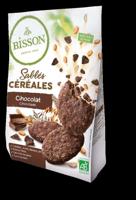 Bisson Zandkoekjes chocolade & granen bio 200 Gram - thumbnail