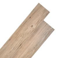 VidaXL Vloerplanken niet-zelfklevend 5,26 m² 2 mm pvc eikenbruin - thumbnail