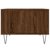 Salontafel 60x50x36,5 cm bewerkt hout bruineikenkleurig - thumbnail