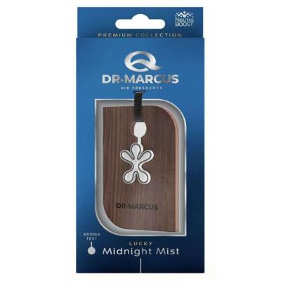 Auto luchtverfrisser Dr Marcus Lucky Midnight Mist Hout Plastic Geur Hanger Auto luchtverfrisser Dr Marcus Lucky Midnight Mist Hout Plastic Geur Hanger