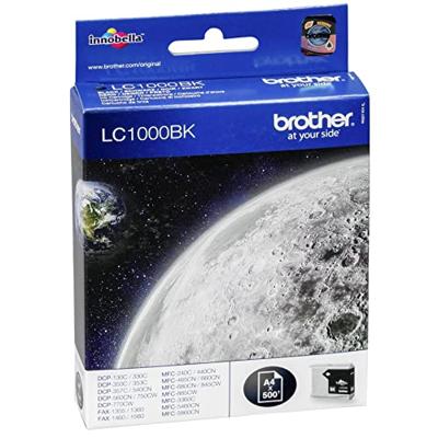 Brother inktcartridge, 500 pagina&apos;s, OEM LC-1000BK, zwart - thumbnail
