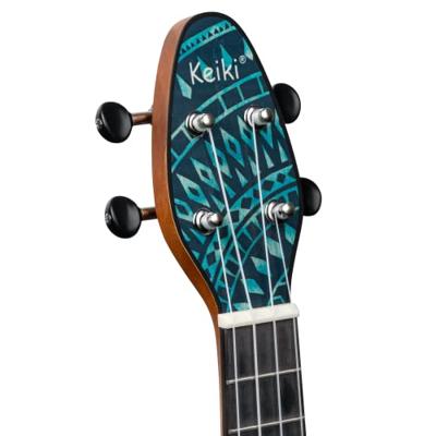 Ortega Keiki K2SS-BKC Soprano Size Ukulele Blue Kaleidoscope sopraan ukelele set