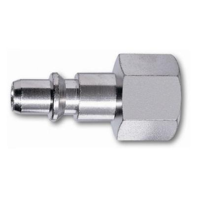 Euroline insteeknippel - draadstekker met binnendraad - 1/4