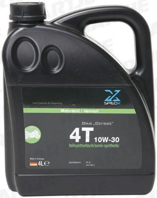 SPEC-X motoröl "bike 4t street" motor oil 4t 10w-30 stre 4l bike SPEC-X motoröl "bike 4t street" motor oil 4t 10w-30 stre 4l bike