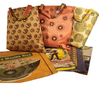 Tas Gerecyclede Textiel Rijstzakken - thumbnail