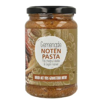 MijnNatuurwinkel Notenpasta dadel kaneel gemengd 350 Gram
