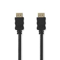 High Speed HDMI-Kabel met Ethernet | HDMI Connector | HDMI Connector | 4K@30Hz | ARC | 10.2 Gbps | 5.00 m | Rond | PVC | Zwart - thumbnail