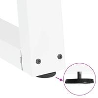 Salontafelpoten 2 st V-vormig 38x(42-43,3) cm staal wit - thumbnail