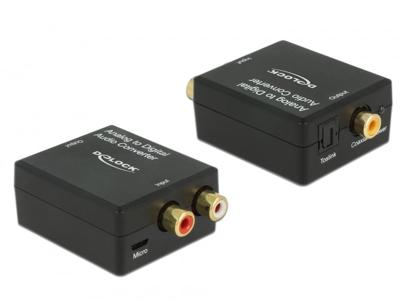 Optische audio omvormer - Tulp naar optisch / coaxiaal