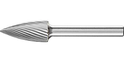 PFERD TOOLS 21122506 Freesstift Spitsboog Lengte 55 mm Afmeting, Ø 6 mm Werklengte 18 mm Schachtdiameter 6 mm PFERD TOOLS 21122506 Freesstift Spitsboog Lengte 55 mm Afmeting, Ø 6 mm Werklengte 18 mm Schachtdiameter 6 mm