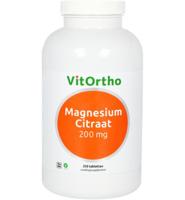 Vitortho Magnesium Citraat Tabletten 200mg 250st - thumbnail