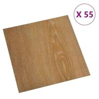 VidaXL Vloerplanken zelfklevend 55 st 5,11 m² pvc bruin - thumbnail