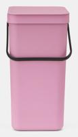 Brabantia Sort & Go afvalemmer 16 liter Lilac Pink - thumbnail