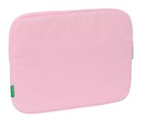 Laptophoes Benetton Pink Roze 15,6'' 39,5 x 27,5 x 3,5 cm - thumbnail