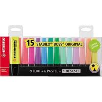 Markeerstift stabilo boss bureauset 70/15 15st ass | 5 stuks - thumbnail