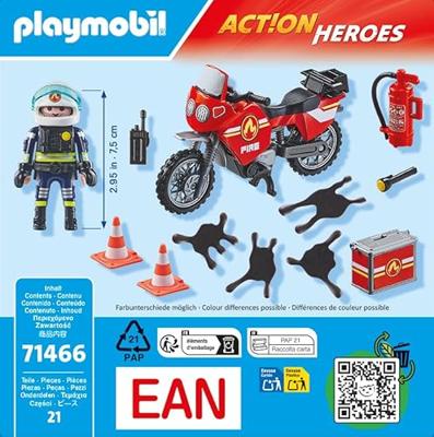 PLAYMOBIL Action Heroes brandweer op de plaats van het ongeval 71466 - thumbnail