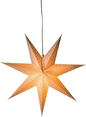 Konstsmide 2910-200 Kerstster Gloeilamp, LED Wit Geborduurd, Uitgestanst motief, Schakelaar