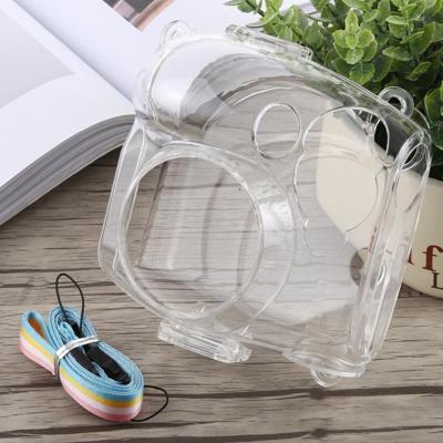 Crystal Shell beschermhoes met riem voor FUJIFILM instax mini 7S (transparant)