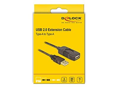 Delock 82446 Kabel USB 2.0 Verlengstuk, actief 10 m
