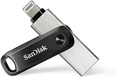 SanDisk iXpand™ Flash Drive Go USB-stick smartphone/tablet Zwart, Zilver 128 GB USB-A 3.2 Gen 1, Apple Lightning SanDisk iXpand™ Flash Drive Go USB-stick smartphone/tablet Zwart, Zilver 128 GB USB-A 3.2 Gen 1, Apple Lightning
