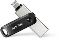 SanDisk iXpand™ Flash Drive Go USB-stick smartphone/tablet Zwart, Zilver 128 GB USB-A 3.2 Gen 1, Apple Lightning - thumbnail