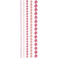 Creativ Company Halve plakparels roze 2-8mm, 140st. - thumbnail