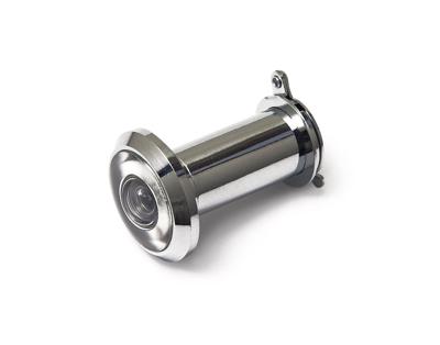 DX deurspion zichtveld 200° - Ø14 mm - deurdikte 35/60 mm - messing verchroomd - DRS2140B