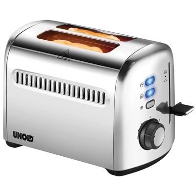 Unold 2er Retro Broodrooster Controlelampje RVS