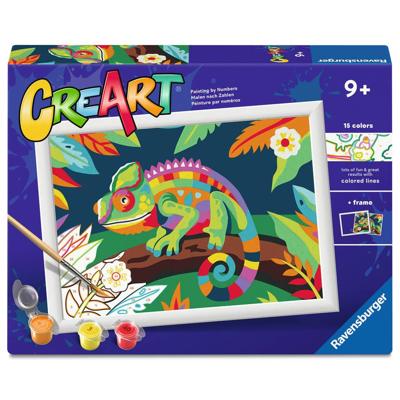 Ravensburger CreArt Schilderen op nummer kameleon
