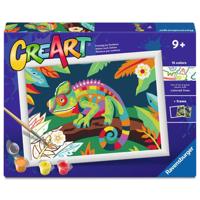 Ravensburger CreArt Schilderen op nummer kameleon - thumbnail