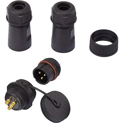TRU COMPONENTS 1094580 Ronde connector adapter Stekker, recht, Bus, recht Totaal aantal polen: 3 1 stuk(s) TRU COMPONENTS 1094580 Ronde connector adapter Stekker, recht, Bus, recht Totaal aantal polen: 3 1 stuk(s)