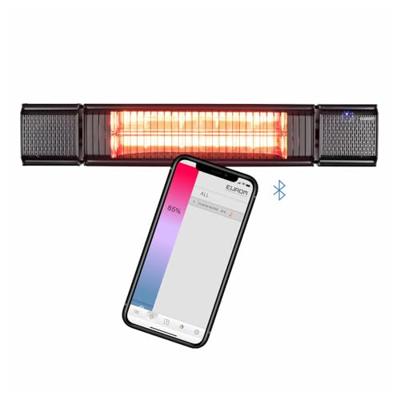 Eurom Heat and Beat Terrasverwarmer Zwart