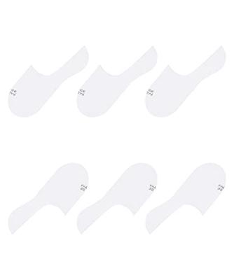 FALKE 3-paar Step High - heren footies met anti slip - Kousenvoetjes die niet afzakken - Sokken voor in loafers katoen - 42 - Wit - Onderbroek - -