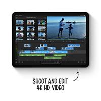 Refurbished iPad Air 4 256 GB Rosegoud Licht gebruikt - thumbnail