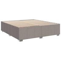 Boxspring met matras stof taupe 180x200 cm - thumbnail